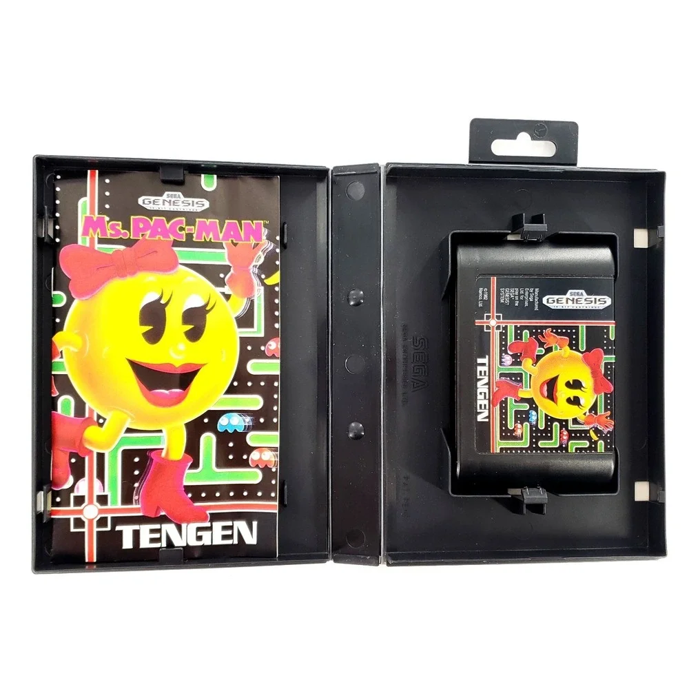 Ms. Pac-Man & Pac-Man 2: The New Adventures Sega Genesis Complete Tested
